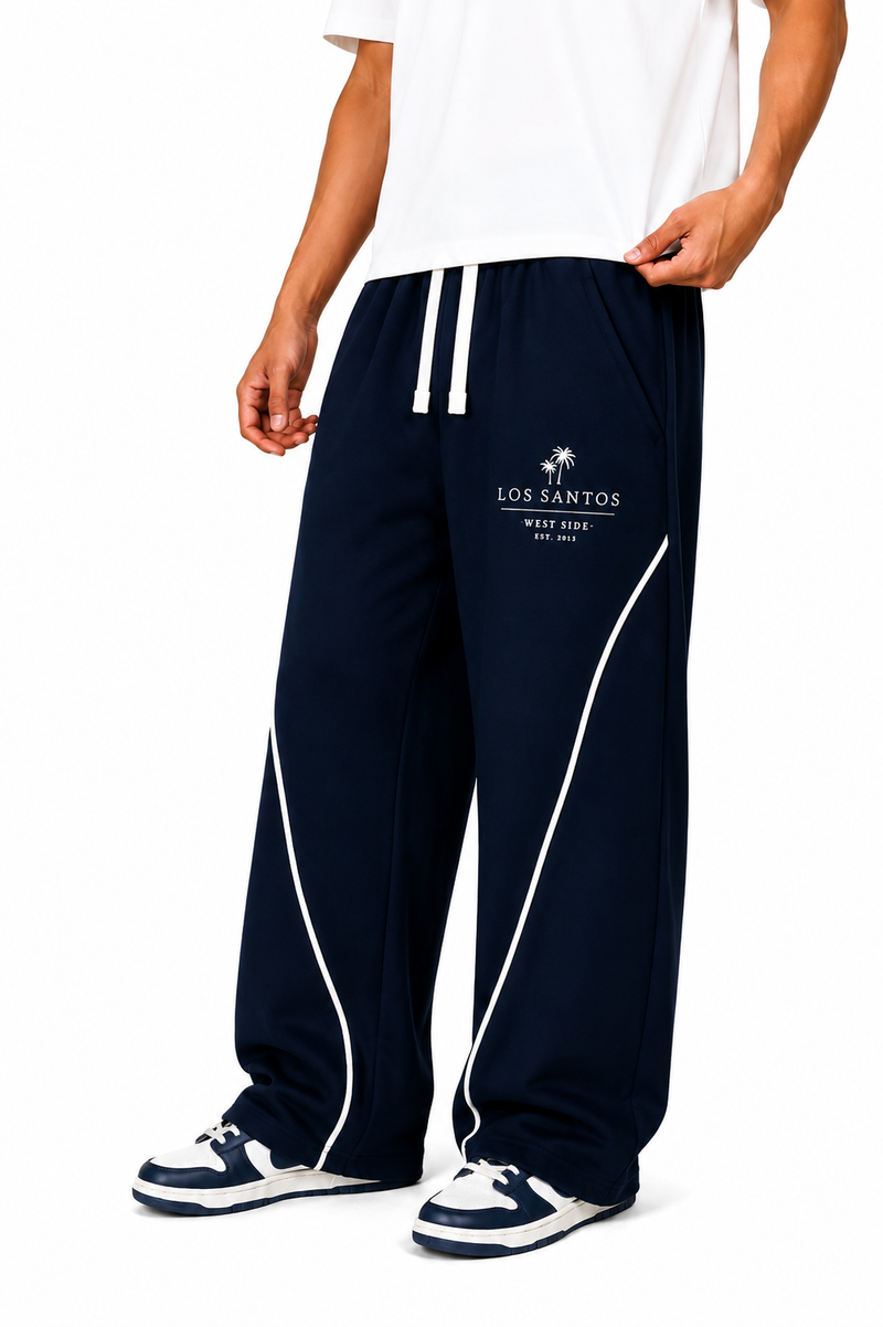 Navy Baggy Sweatpants