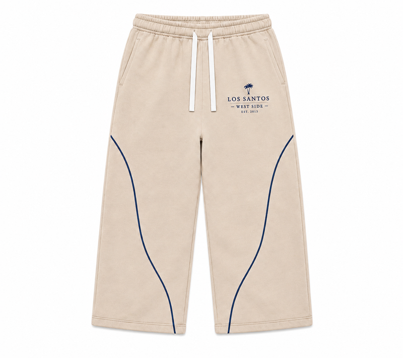 Creamy Baggy Sweatpants