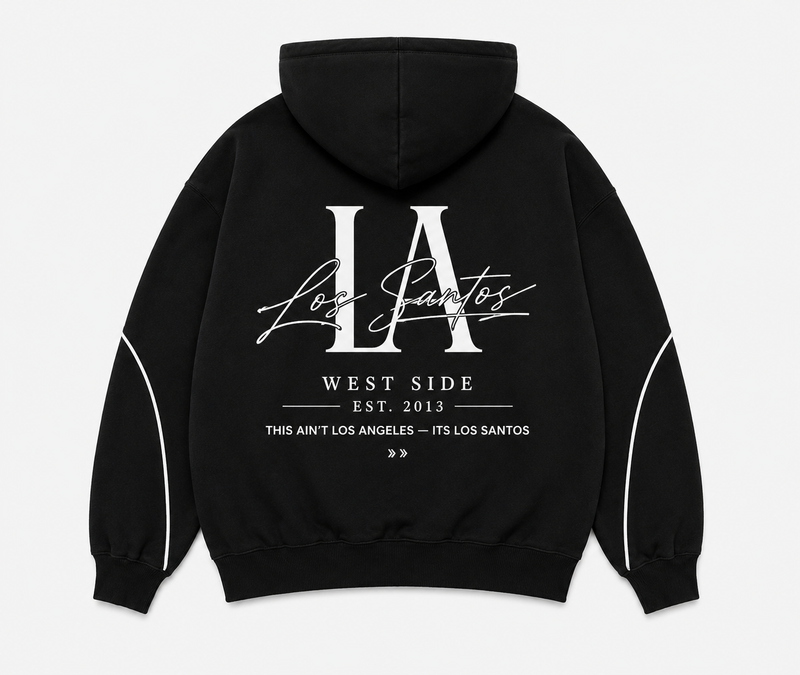 Black hoodie
