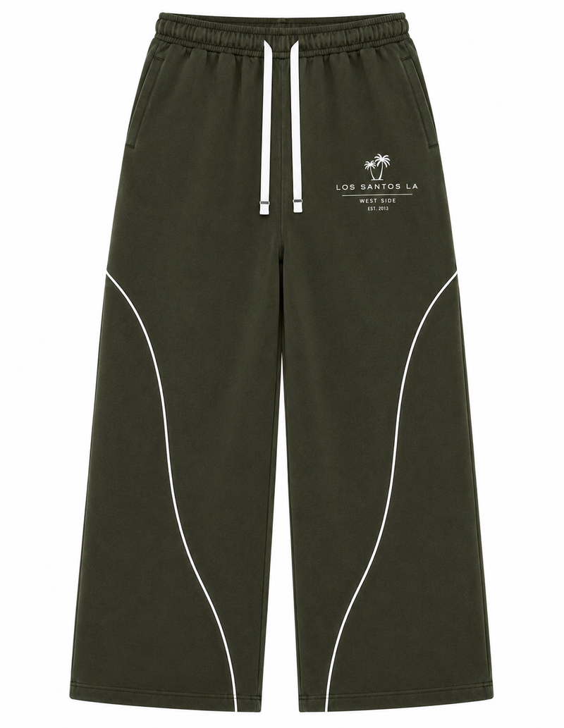 Green Baggy Sweatpants