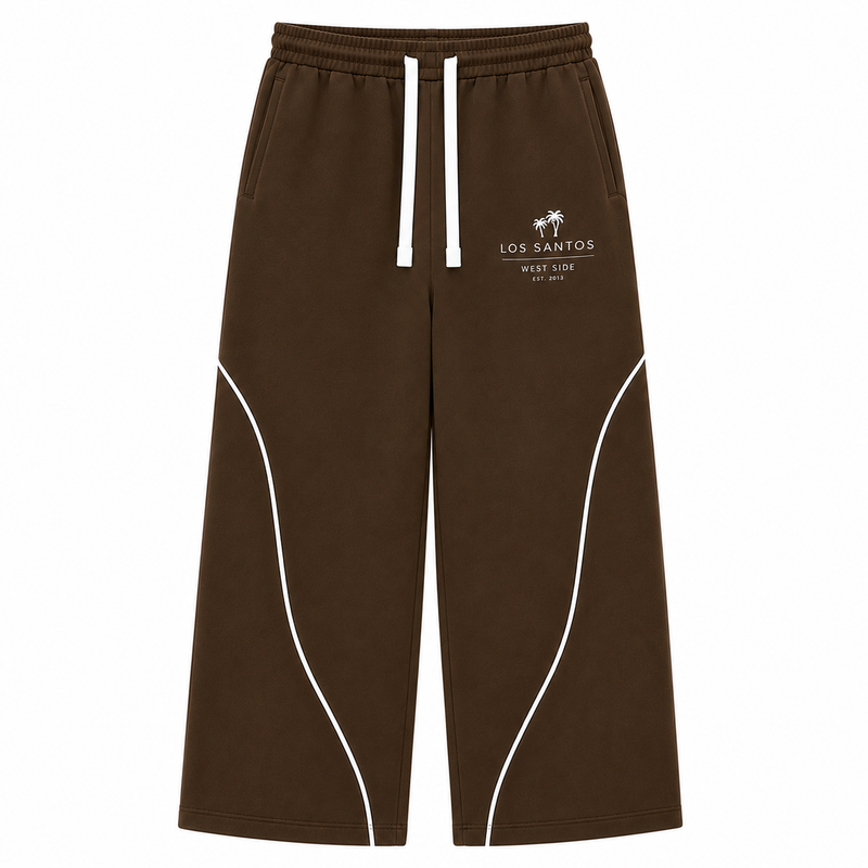 Brown Baggy Sweatpants